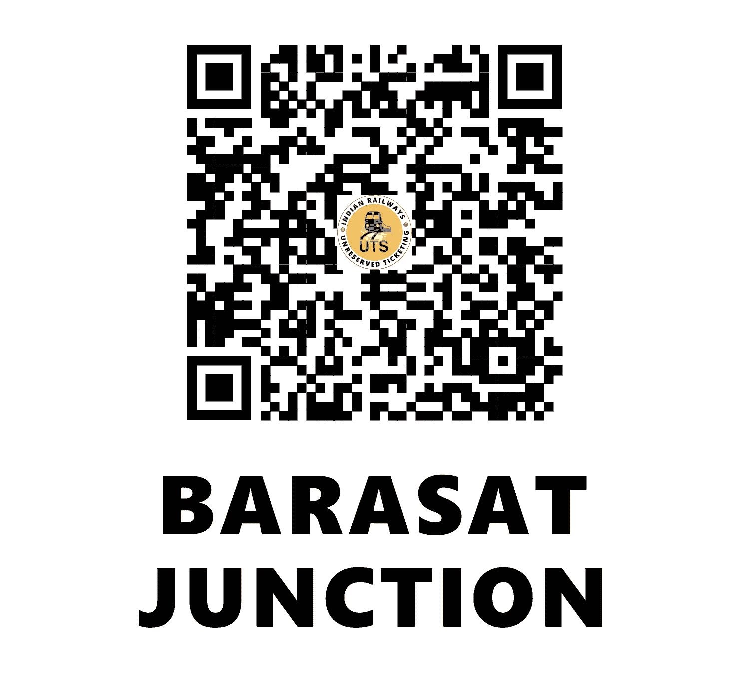 UTS QR Code for Barasat Junction - BT